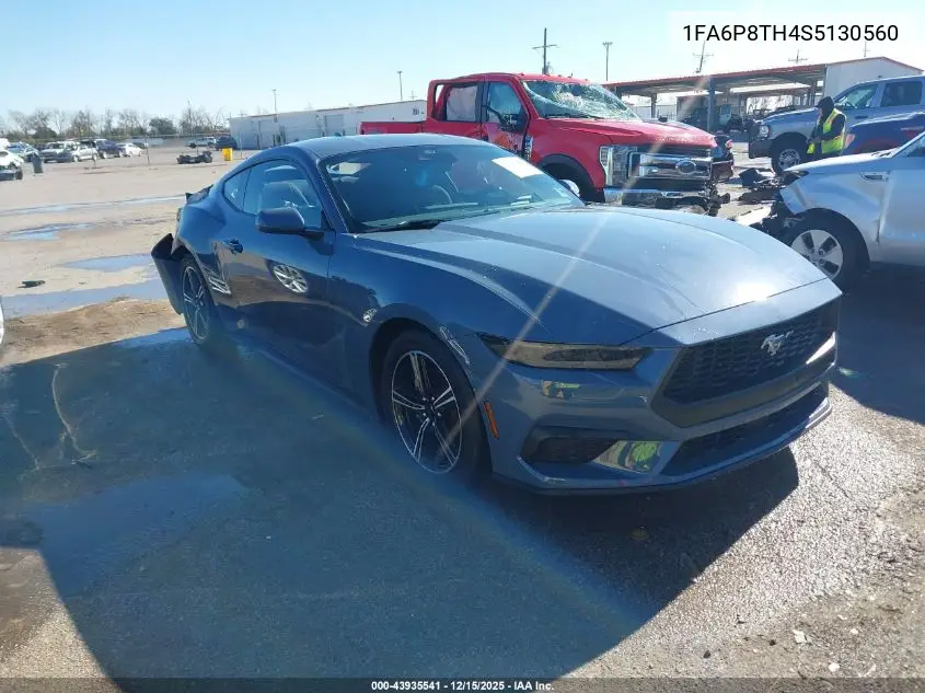 1FA6P8TH4S5130560 2025 Ford Mustang Ecoboost Fastback