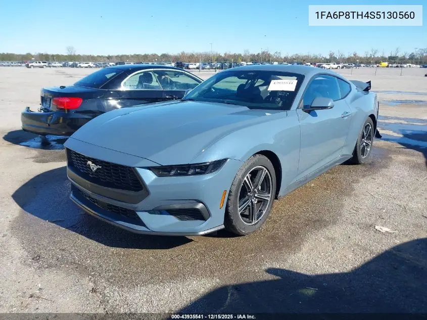 1FA6P8TH4S5130560 2025 Ford Mustang Ecoboost Fastback