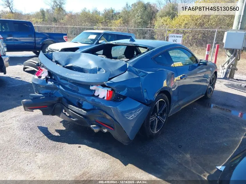 1FA6P8TH4S5130560 2025 Ford Mustang Ecoboost Fastback