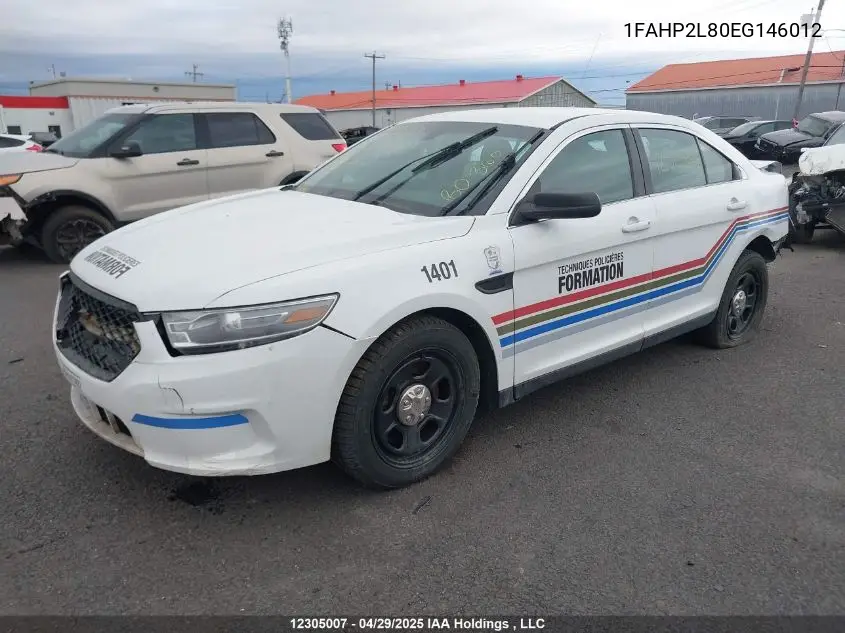 1FAHP2L80EG146012 2014 Ford Police Interceptor