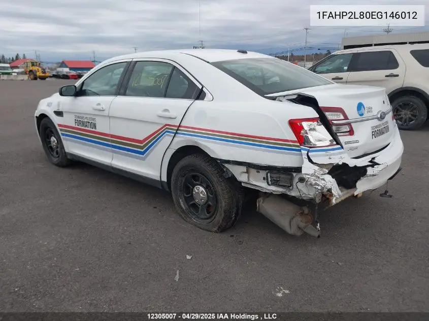 1FAHP2L80EG146012 2014 Ford Police Interceptor