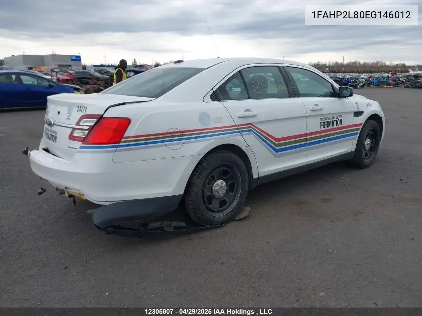 1FAHP2L80EG146012 2014 Ford Police Interceptor