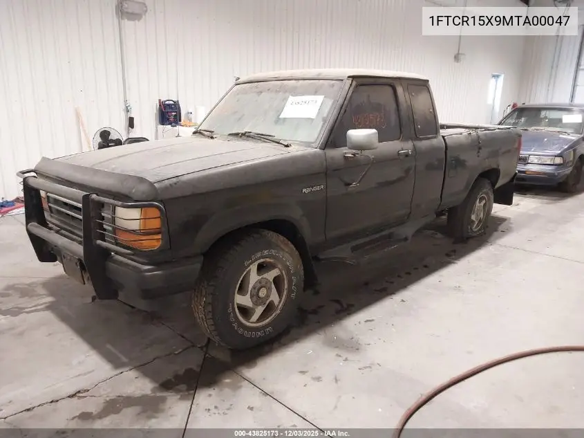 1FTCR15X9MTA00047 1991 Ford Ranger Super Cab