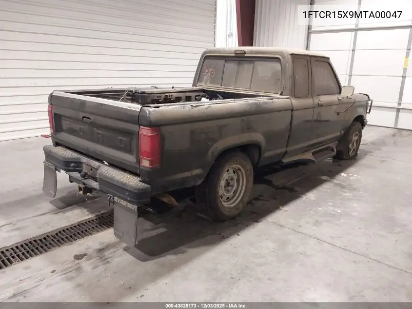1FTCR15X9MTA00047 1991 Ford Ranger Super Cab