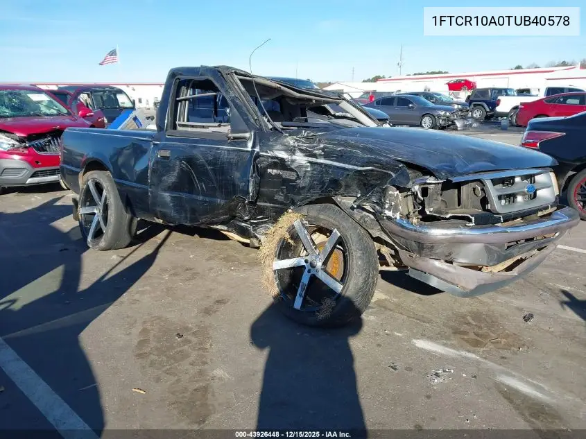 1FTCR10A0TUB40578 1996 Ford Ranger