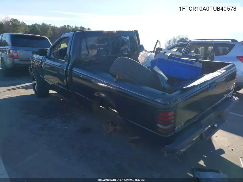 1FTCR10A0TUB40578 1996 Ford Ranger