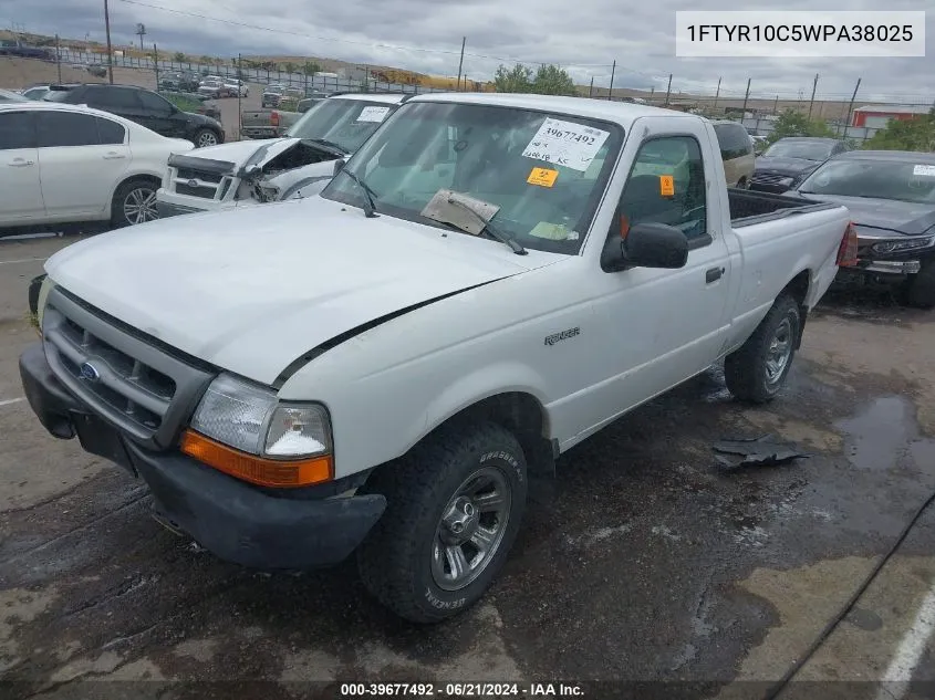 1FTYR10C5WPA38025 1998 Ford Ranger Splash/Xl/Xlt