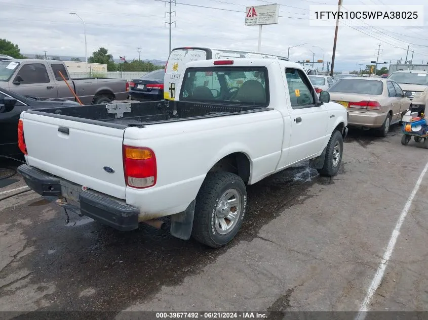 1FTYR10C5WPA38025 1998 Ford Ranger Splash/Xl/Xlt