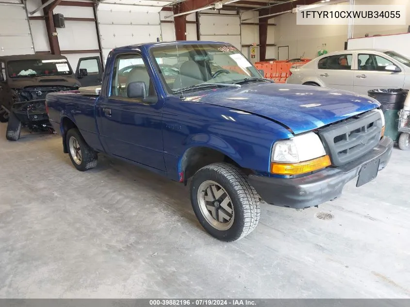 1FTYR10CXWUB34055 1998 Ford Ranger Splash/Xl/Xlt