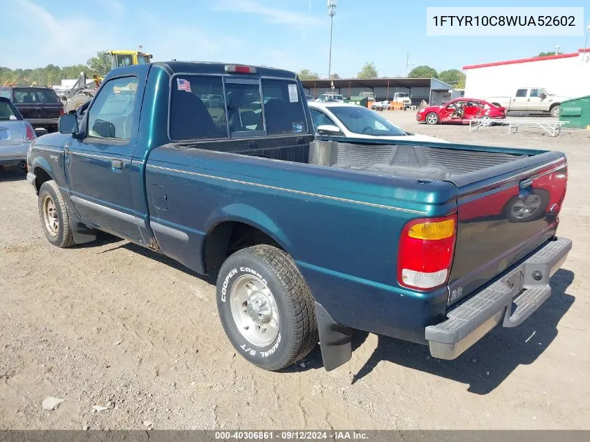 1FTYR10C8WUA52602 1998 Ford Ranger Splash/Xl/Xlt