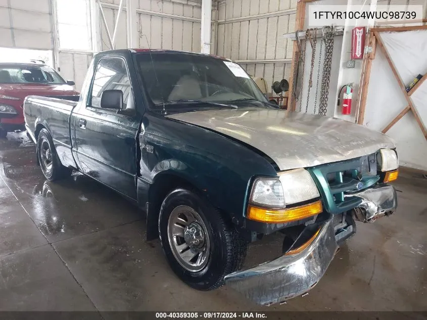 1FTYR10C4WUC98739 1998 Ford Ranger Splash/Xl/Xlt