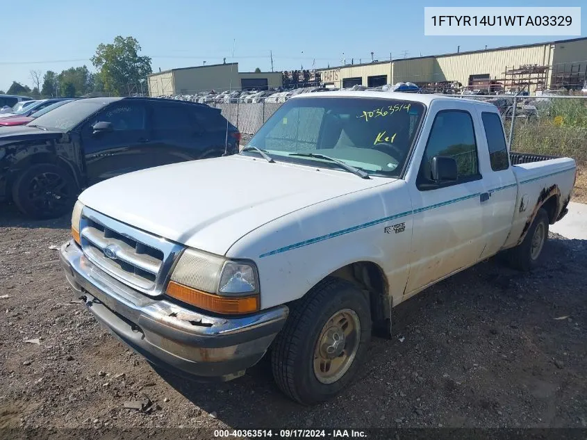 1FTYR14U1WTA03329 1998 Ford Ranger Splash/Xl/Xlt