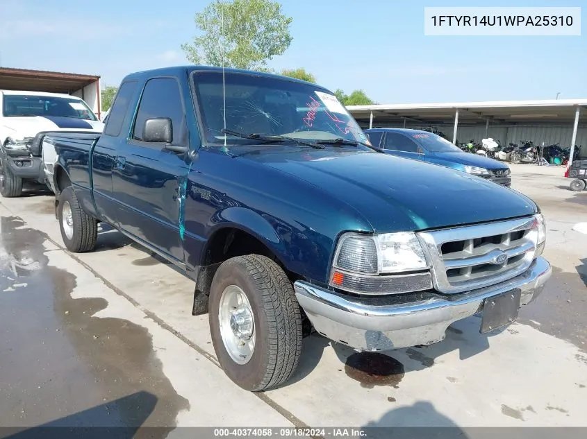 1FTYR14U1WPA25310 1998 Ford Ranger Splash/Xl/Xlt