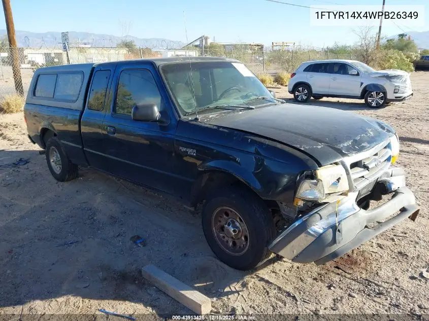 1FTYR14X4WPB26349 1998 Ford Ranger Splash/Xl/Xlt