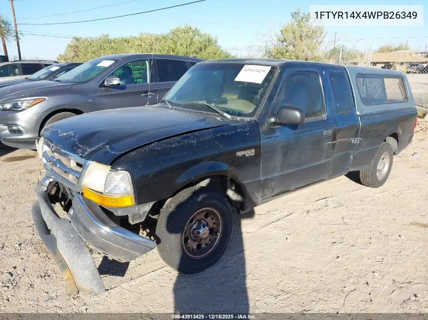 1FTYR14X4WPB26349 1998 Ford Ranger Splash/Xl/Xlt