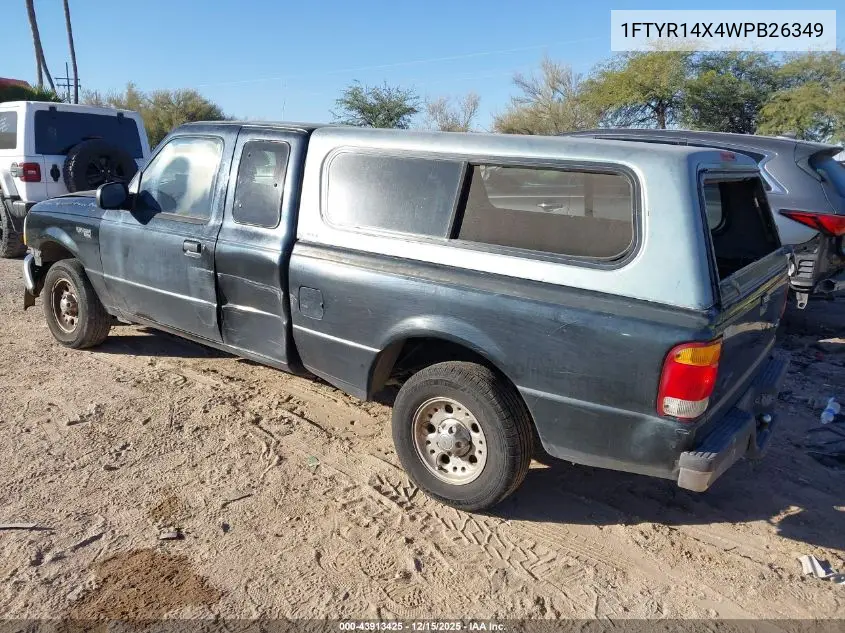 1FTYR14X4WPB26349 1998 Ford Ranger Splash/Xl/Xlt