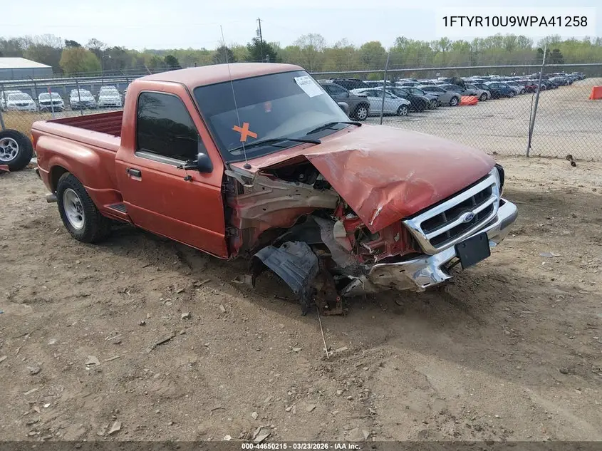 1FTYR10U9WPA41258 1998 Ford Ranger Splash/Xl/Xlt