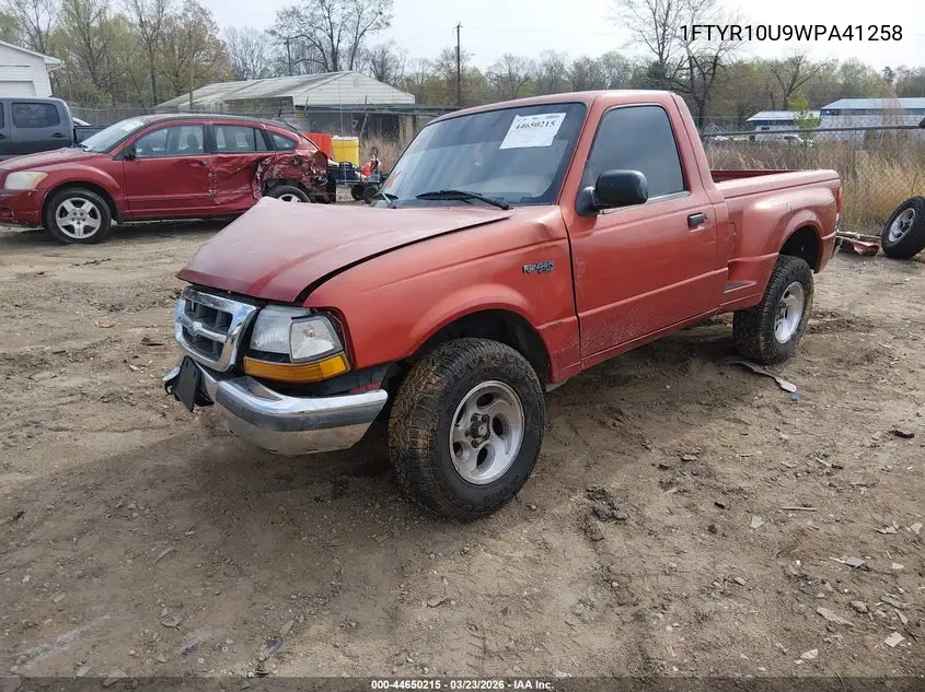 1FTYR10U9WPA41258 1998 Ford Ranger Splash/Xl/Xlt