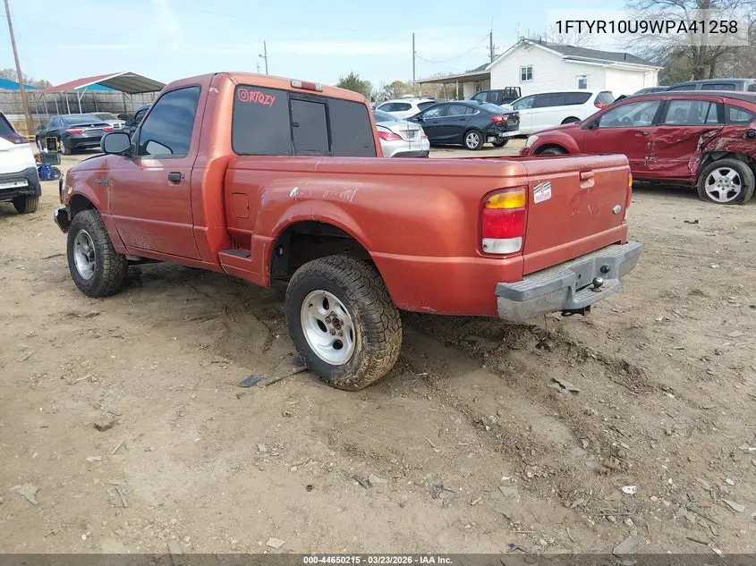 1FTYR10U9WPA41258 1998 Ford Ranger Splash/Xl/Xlt