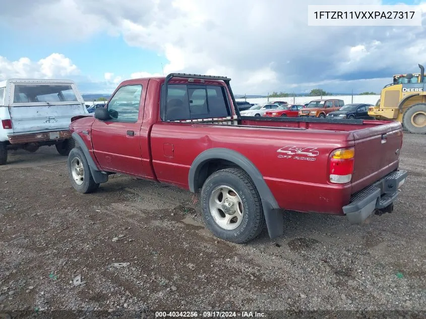 1FTZR11VXXPA27317 1999 Ford Ranger Xl/Xlt