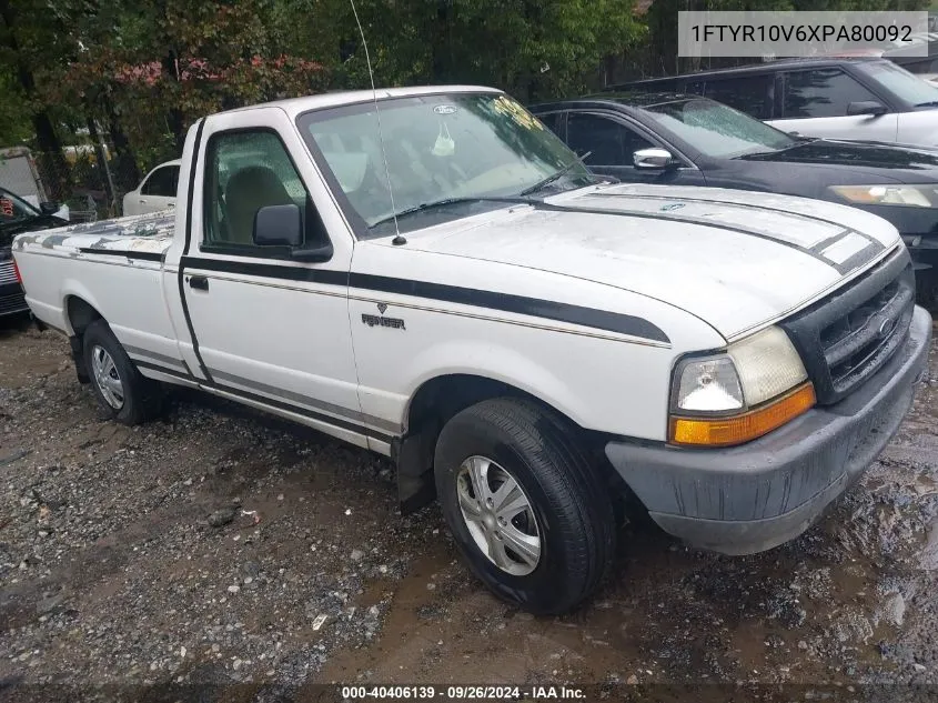 1FTYR10V6XPA80092 1999 Ford Ranger Xl/Xlt