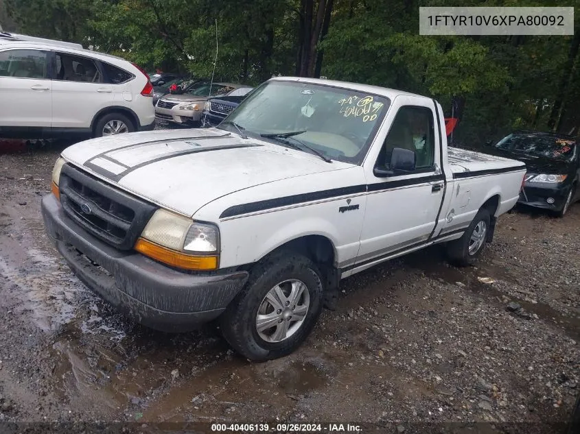 1FTYR10V6XPA80092 1999 Ford Ranger Xl/Xlt