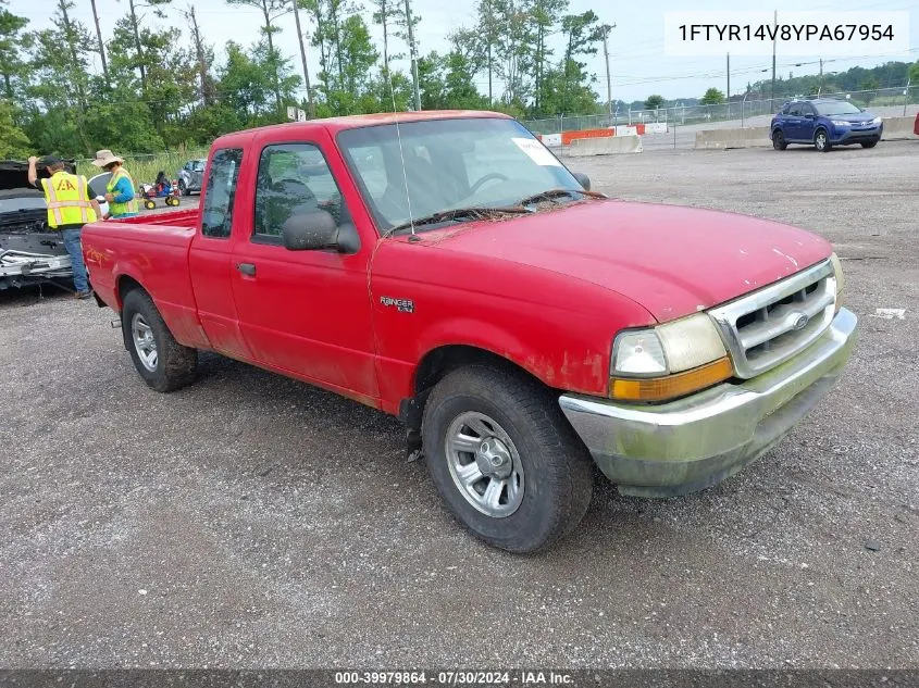 1FTYR14V8YPA67954 2000 Ford Ranger Xl/Xlt