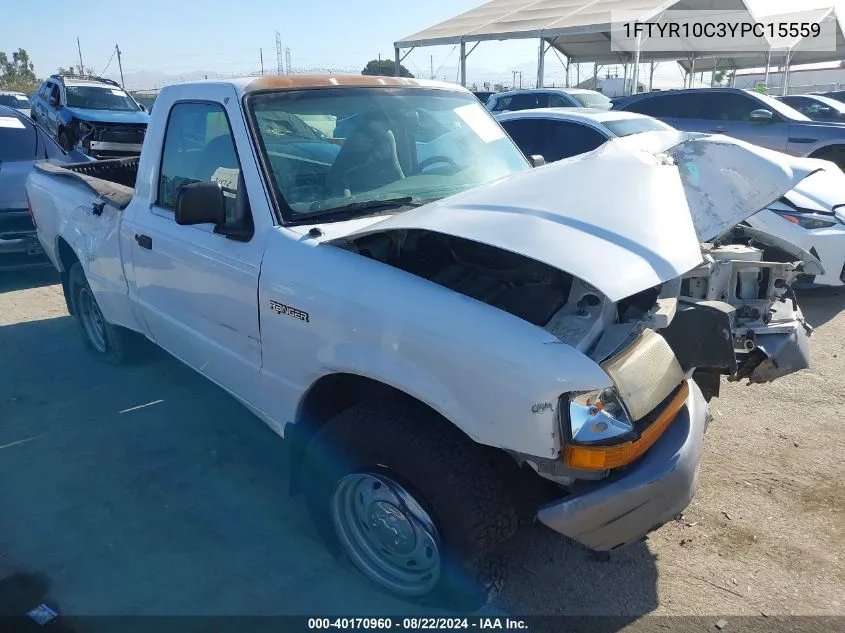 1FTYR10C3YPC15559 2000 Ford Ranger Xl/Xlt