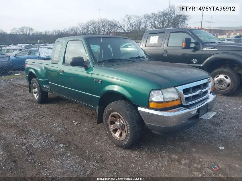 1FTYR14V6YTA96912 2000 Ford Ranger Xl/Xlt