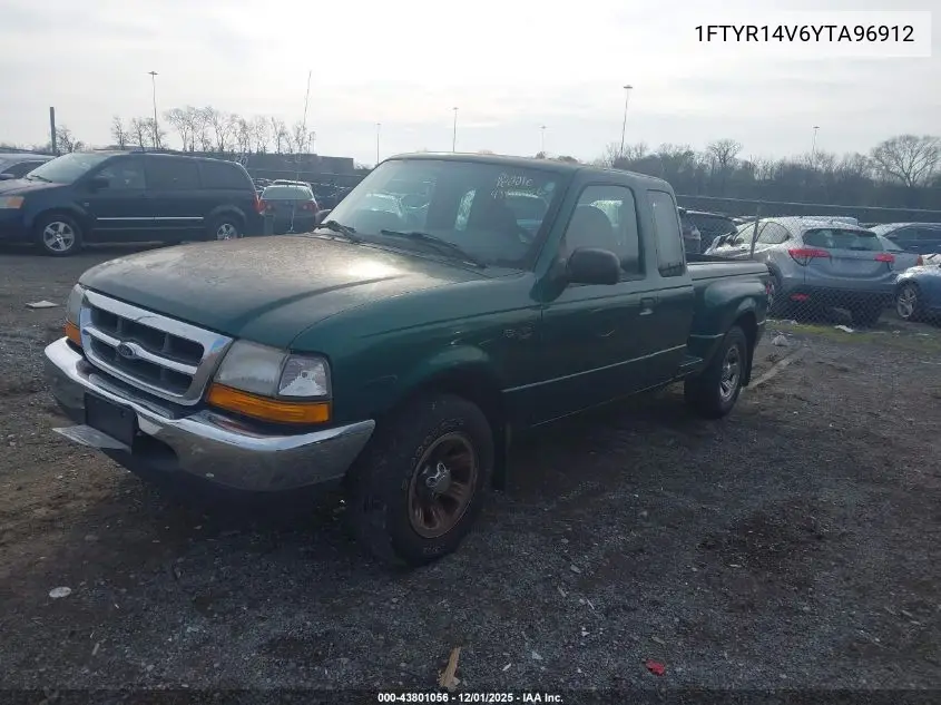 1FTYR14V6YTA96912 2000 Ford Ranger Xl/Xlt