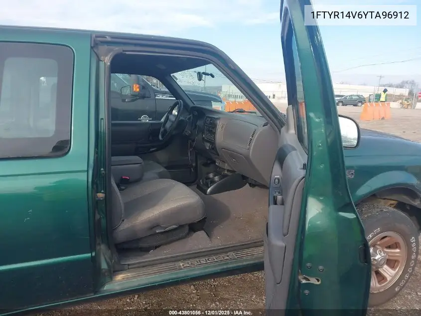 1FTYR14V6YTA96912 2000 Ford Ranger Xl/Xlt
