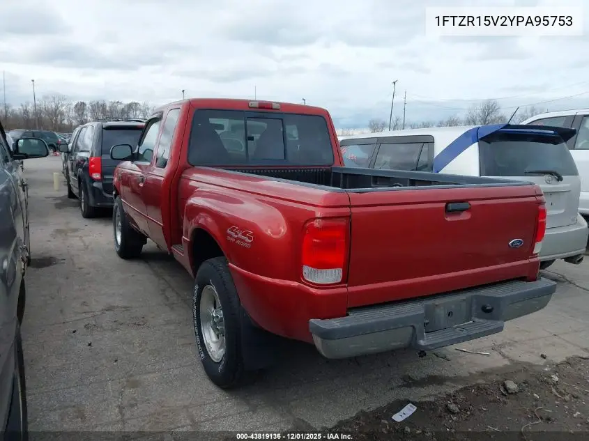 1FTZR15V2YPA95753 2000 Ford Ranger Xl/Xlt