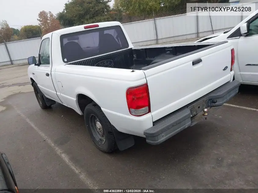 1FTYR10CXYPA25208 2000 Ford Ranger Xl/Xlt