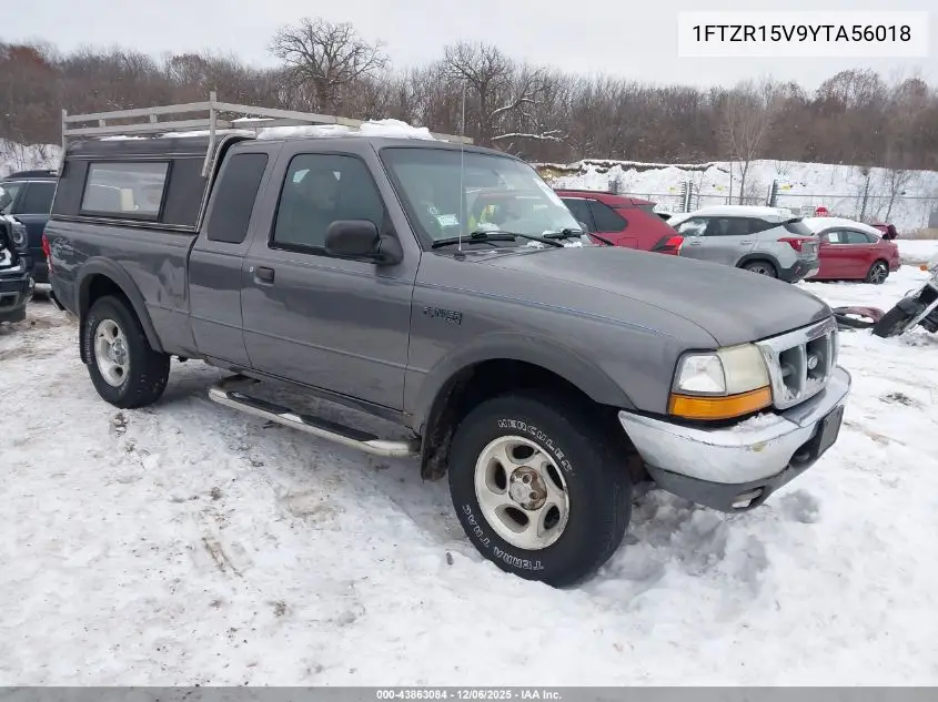 1FTZR15V9YTA56018 2000 Ford Ranger Xl/Xlt