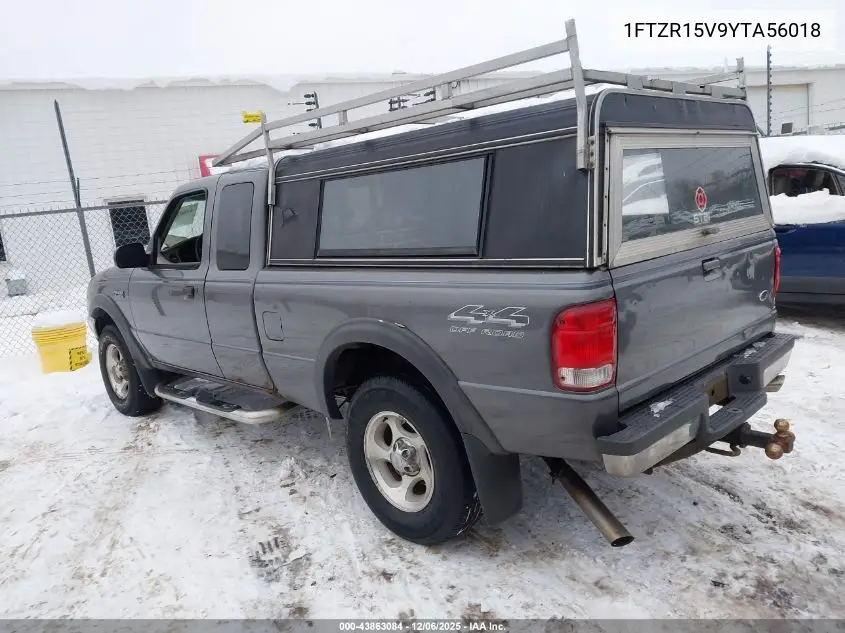 1FTZR15V9YTA56018 2000 Ford Ranger Xl/Xlt
