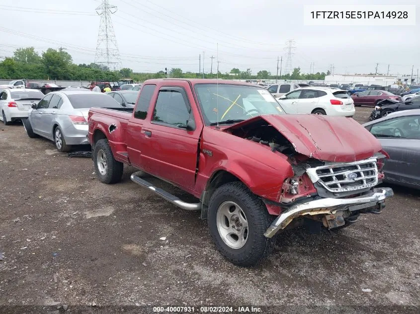 1FTZR15E51PA14928 2001 Ford Ranger Edge/Xlt