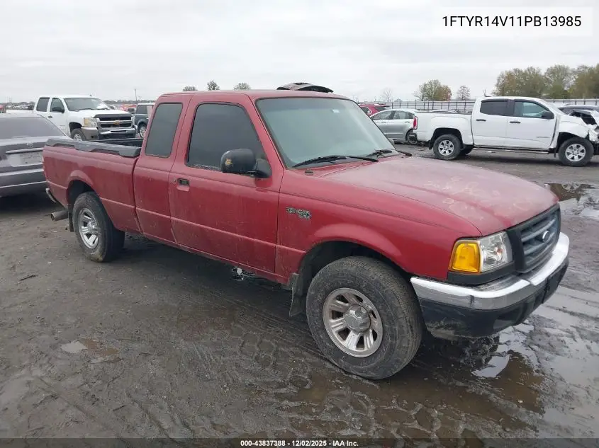 1FTYR14V11PB13985 2001 Ford Ranger Edge/Xl/Xlt