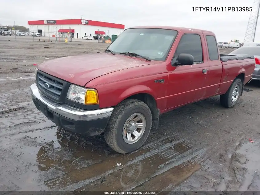 1FTYR14V11PB13985 2001 Ford Ranger Edge/Xl/Xlt