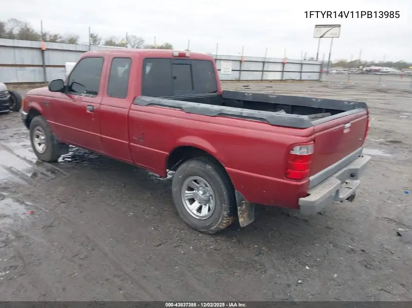 1FTYR14V11PB13985 2001 Ford Ranger Edge/Xl/Xlt
