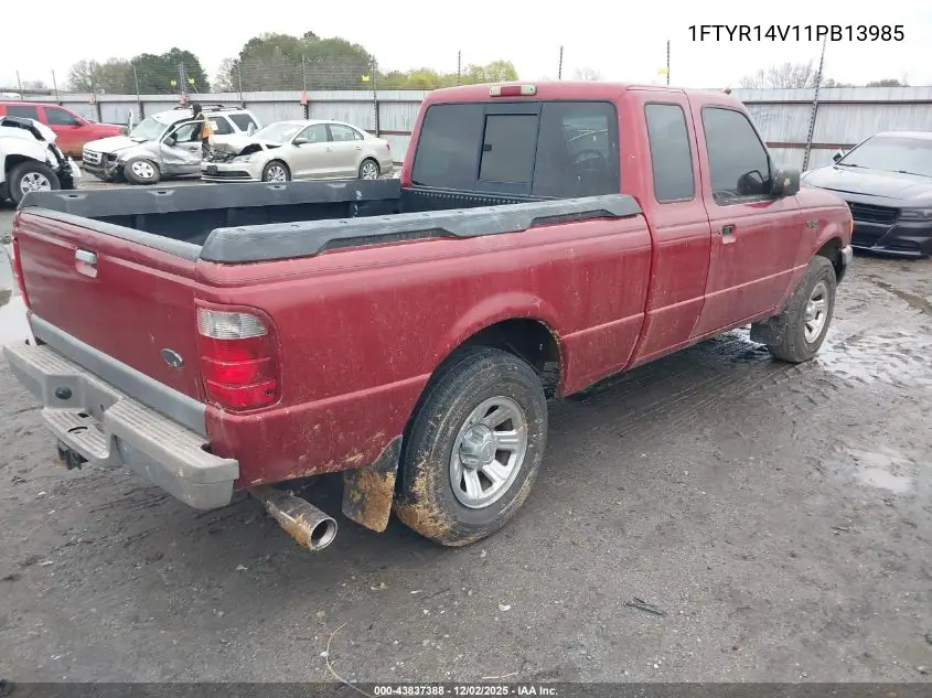 1FTYR14V11PB13985 2001 Ford Ranger Edge/Xl/Xlt