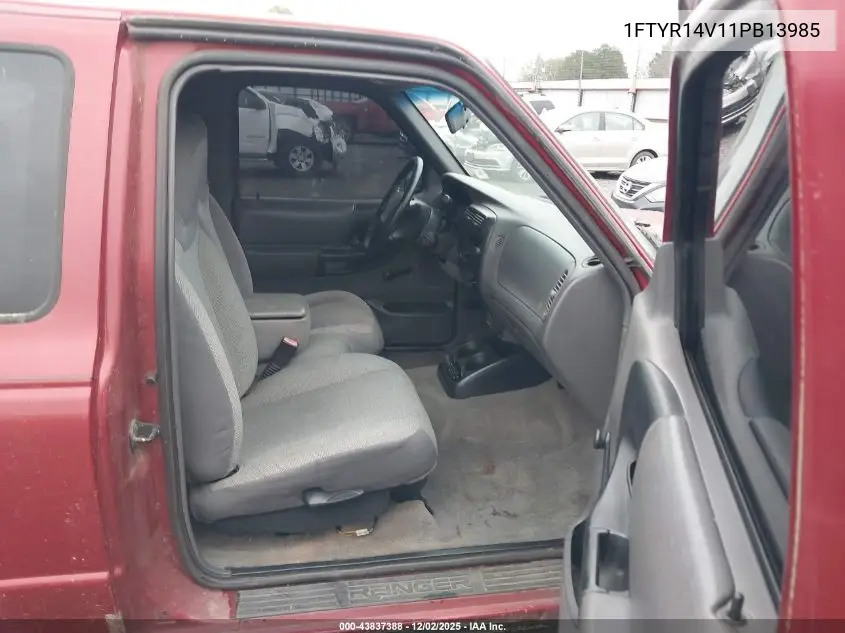 1FTYR14V11PB13985 2001 Ford Ranger Edge/Xl/Xlt