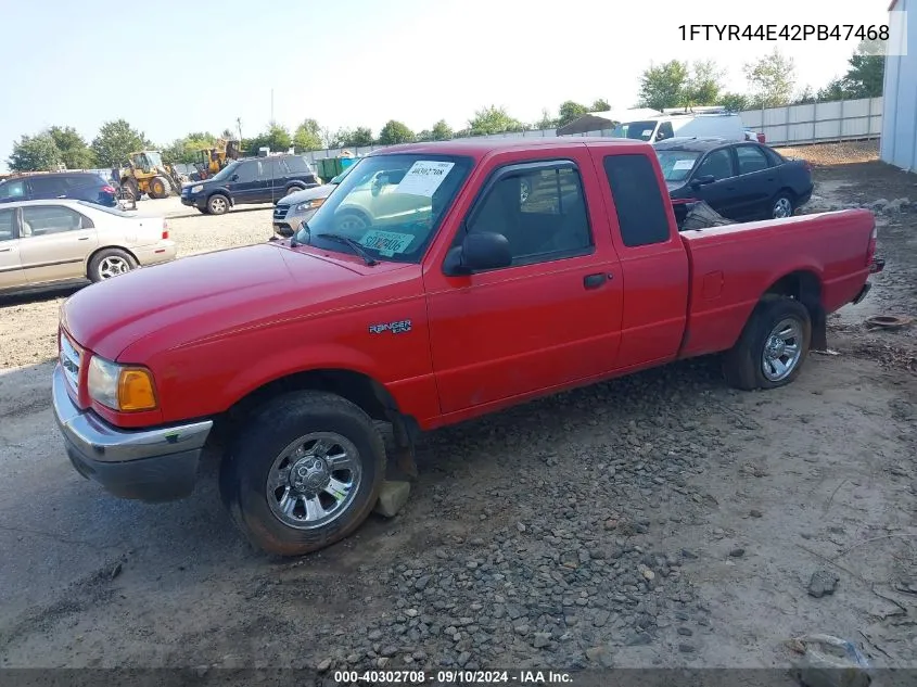 1FTYR44E42PB47468 2002 Ford Ranger Xlt