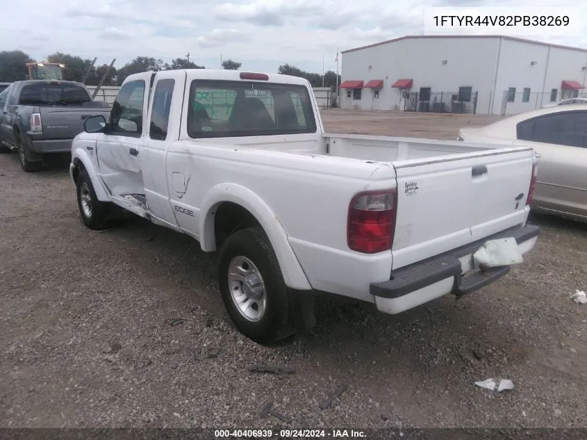 1FTYR44V82PB38269 2002 Ford Ranger Super Cab