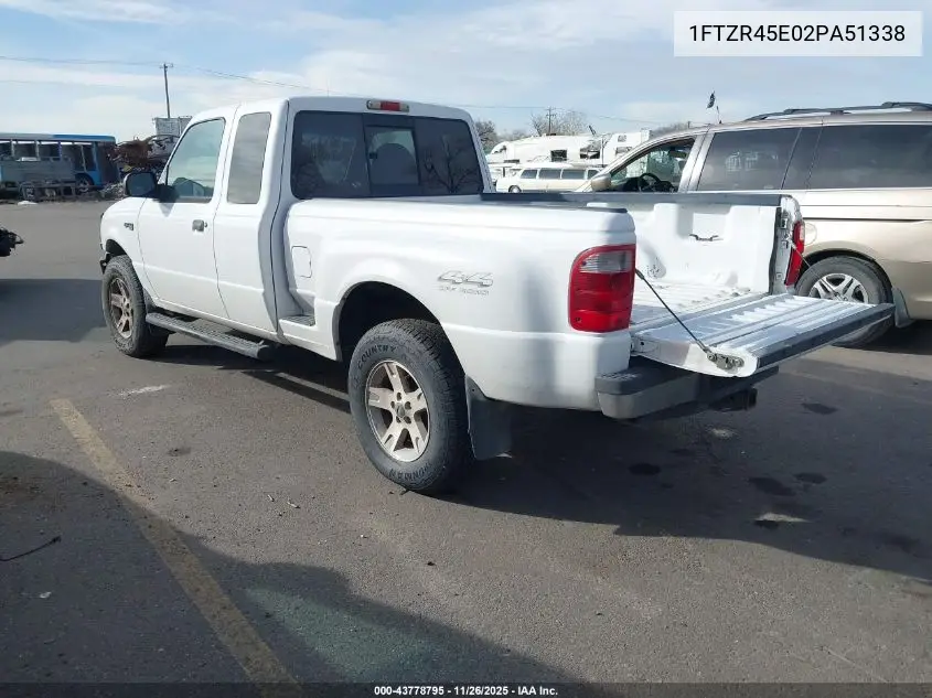 1FTZR45E02PA51338 2002 Ford Ranger Edge/Xlt