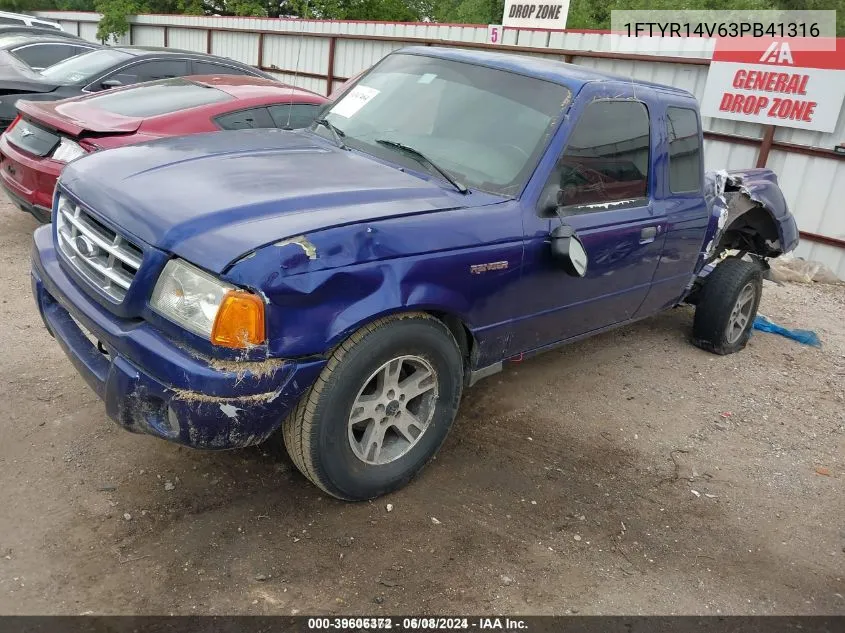 1FTYR14V63PB41316 2003 Ford Ranger Edge/Tremor/Xl/Xlt