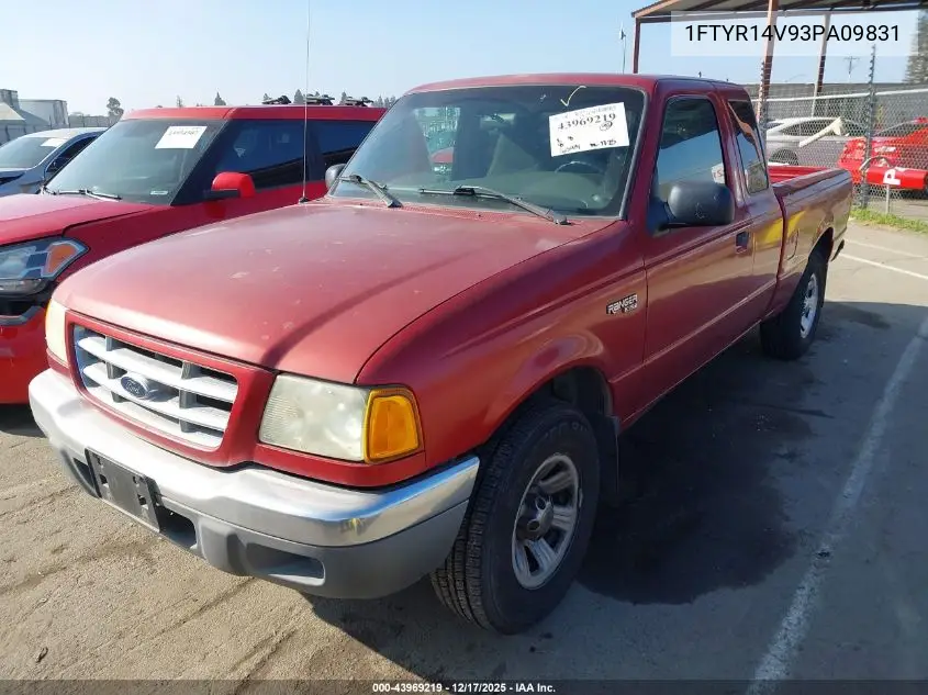 1FTYR14V93PA09831 2003 Ford Ranger Edge/Tremor/Xl/Xlt