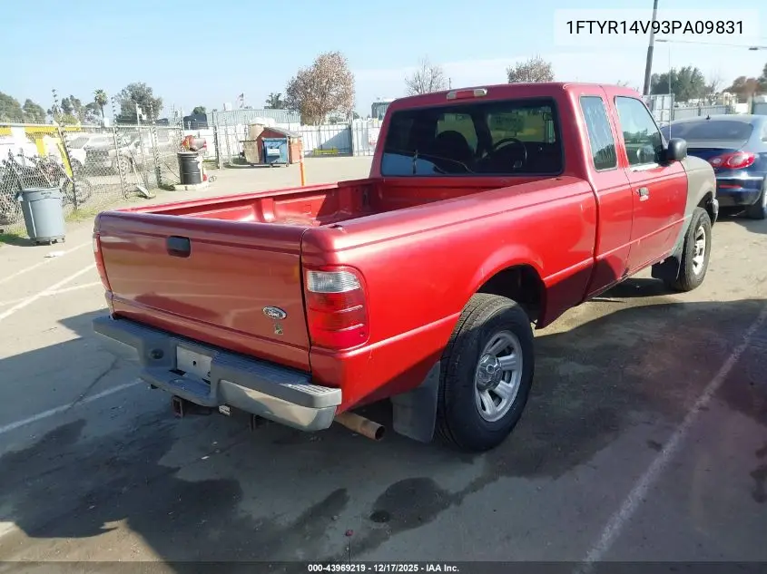 1FTYR14V93PA09831 2003 Ford Ranger Edge/Tremor/Xl/Xlt