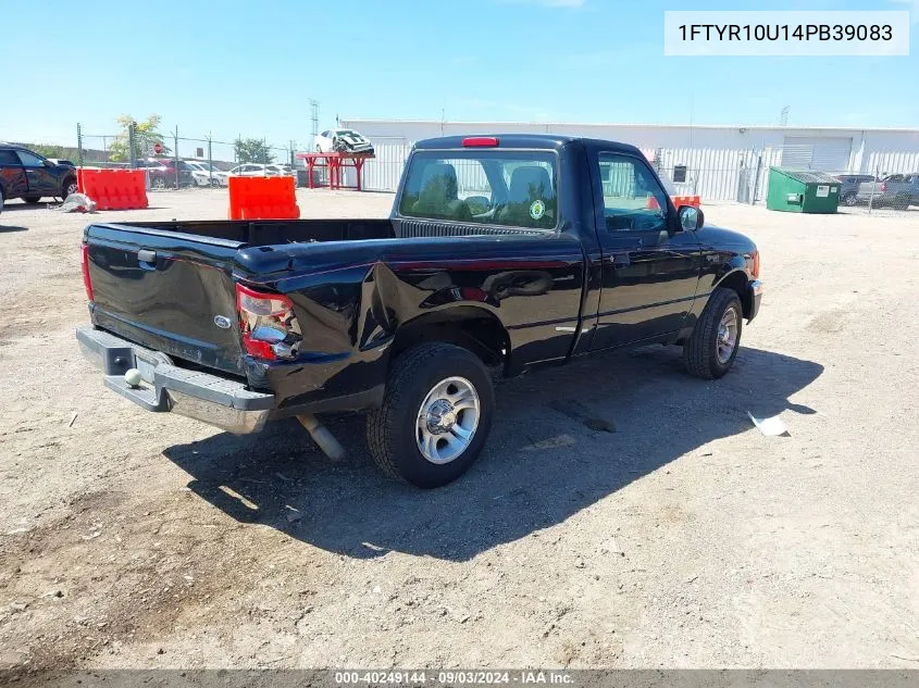 1FTYR10U14PB39083 2004 Ford Ranger Edge/Xl/Xlt