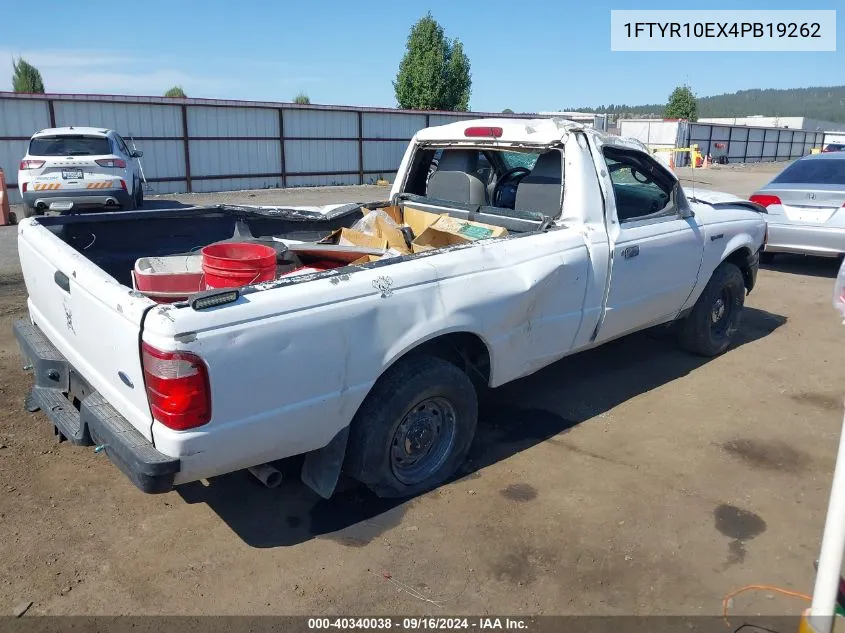 1FTYR10EX4PB19262 2004 Ford Ranger Unique Fleet