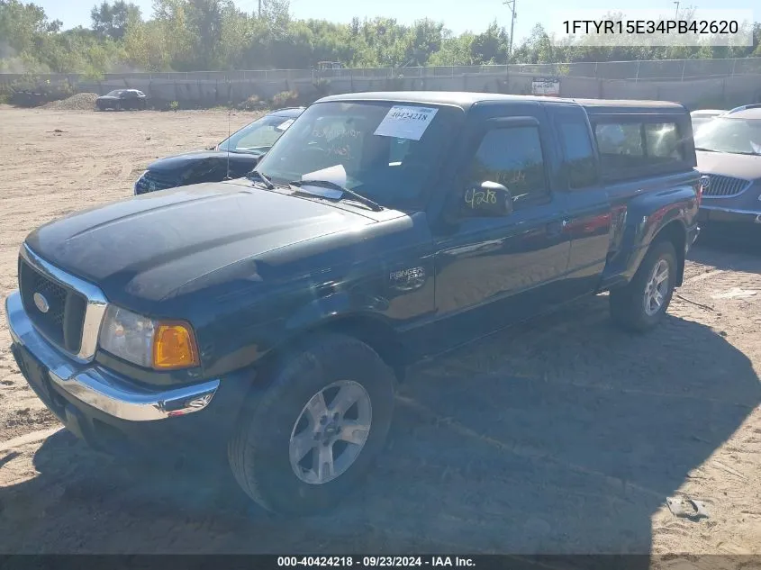 1FTYR15E34PB42620 2004 Ford Ranger Xlt